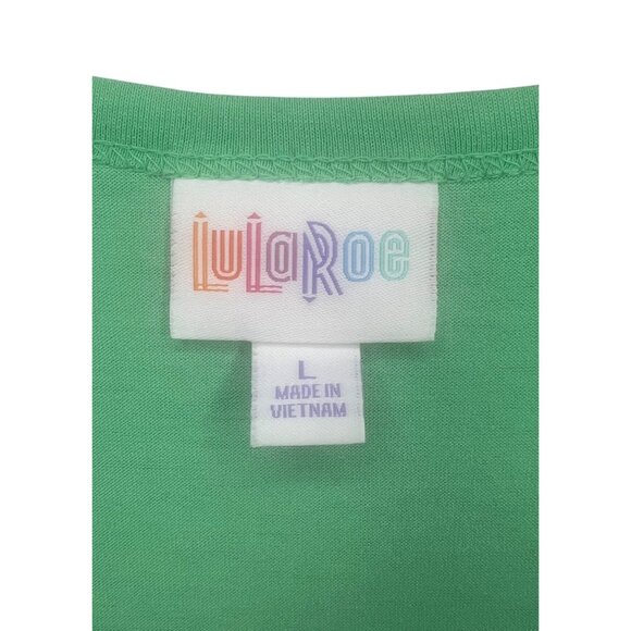 Lularoe Nicki Mint Green Sleeveless Fit & Flare A-Line Dress Womens Large - Picture 6 of 15